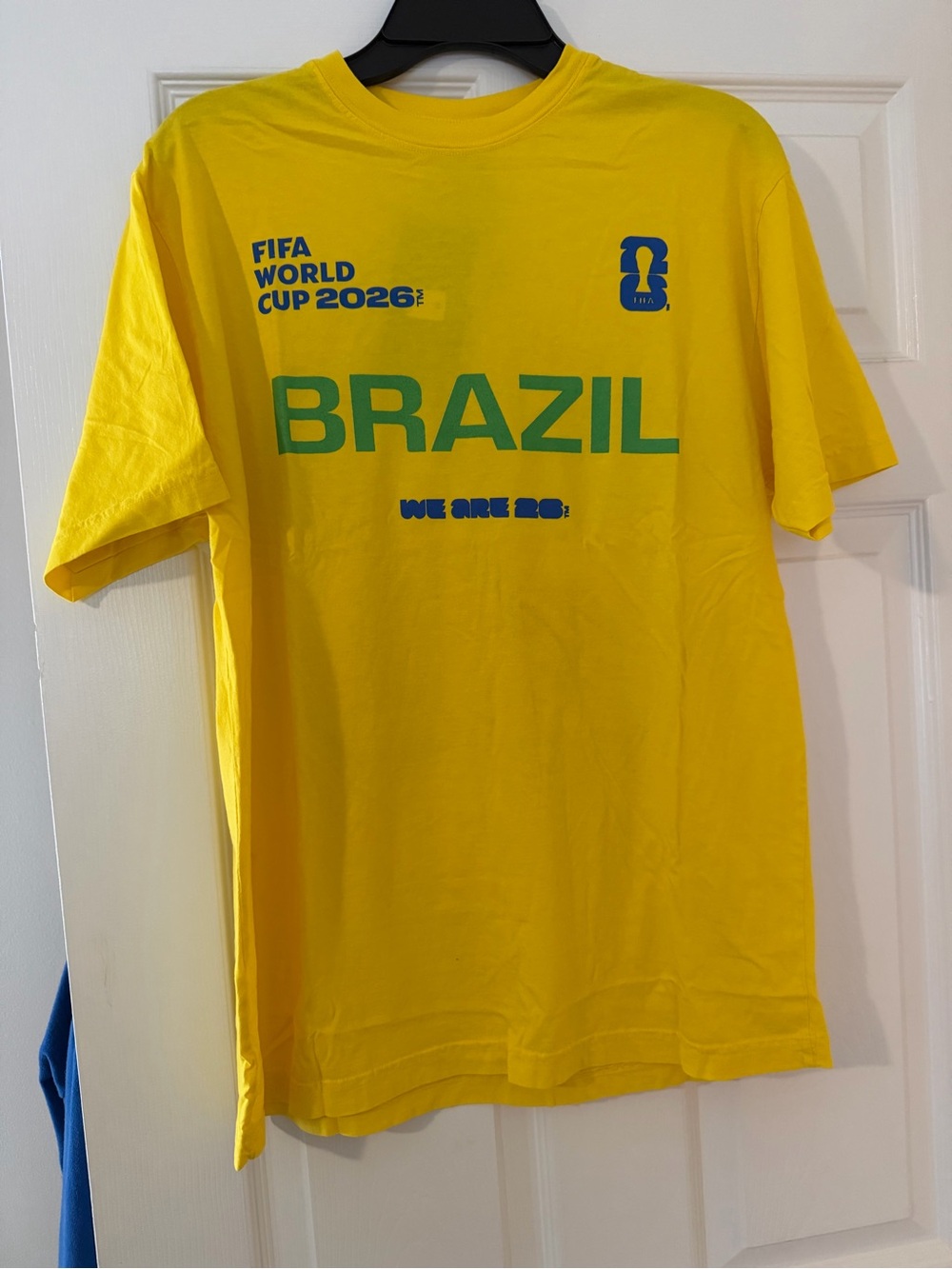 Brazil FIFA World Cup 2026 Yellow Graphic Tee